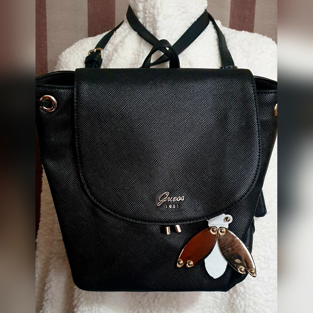 Guess 1982 Foldover Backpack purse